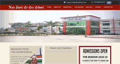 Desktop Screenshot of navjyotischool.com